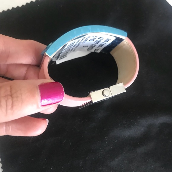 NWT | Balenciaga Metal & Leather Cuff Bracelet - Picture 2 of 8